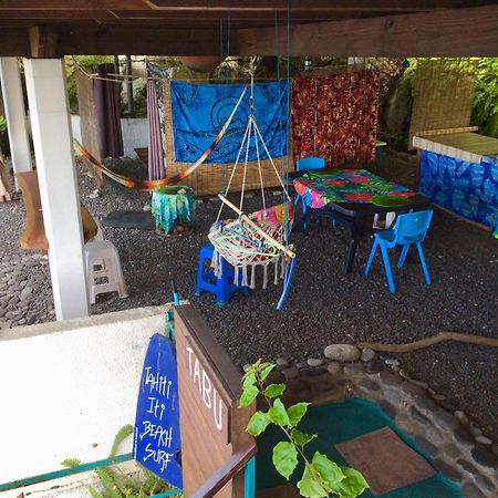 L'Auberge De Jeunesse Tahiti Iti - Beach Hostel Afaahiti Dış mekan fotoğraf