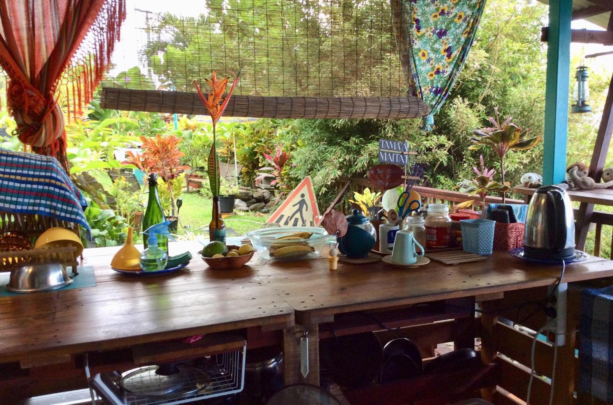 L'Auberge De Jeunesse Tahiti Iti - Beach Hostel Afaahiti Dış mekan fotoğraf